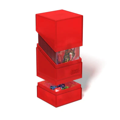 ULTIMATE GUARD - BOULDER DECK'N'TRAY 100+ - Red