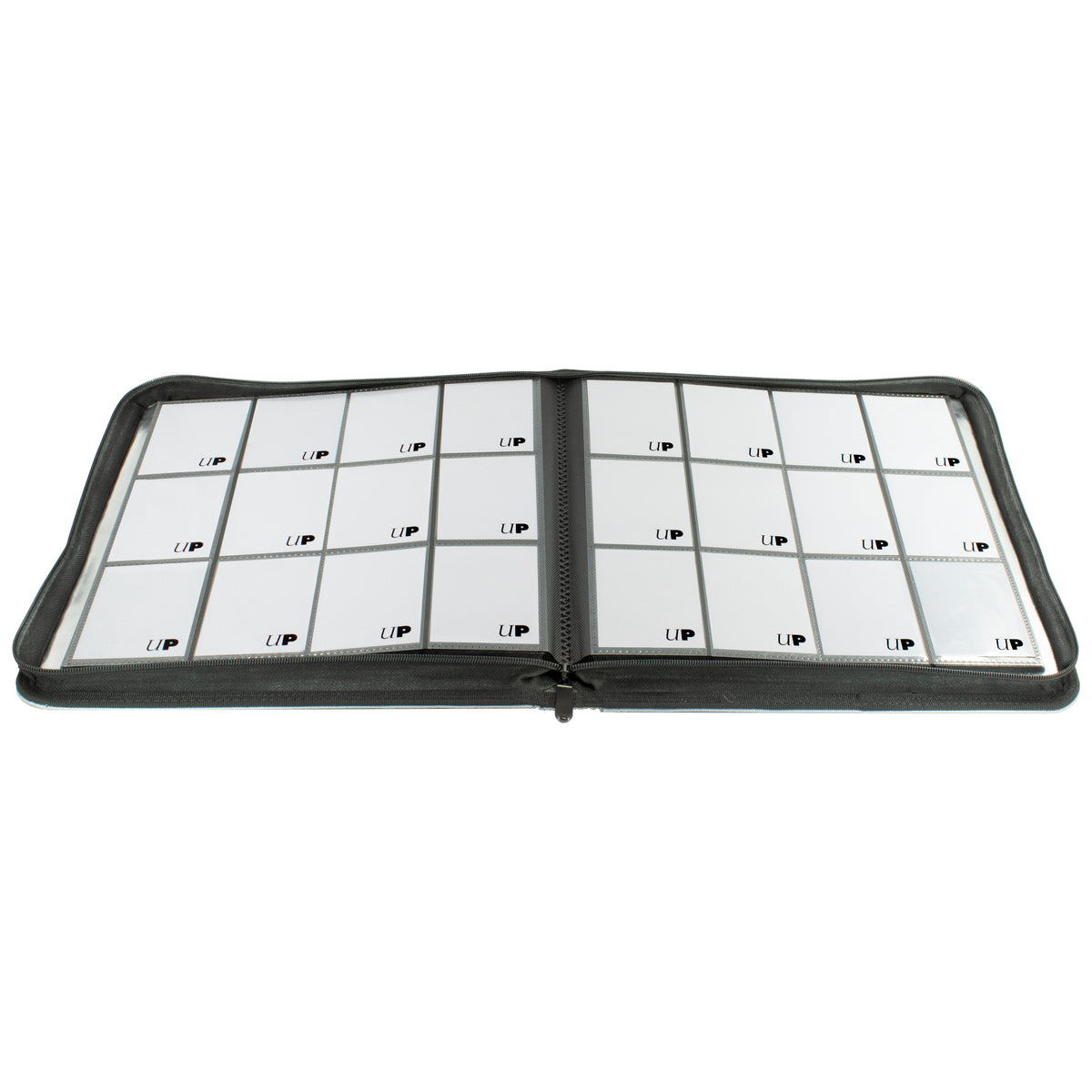 Ultra PRO: 12-Pocket Zippered PRO-Binder (Silver)