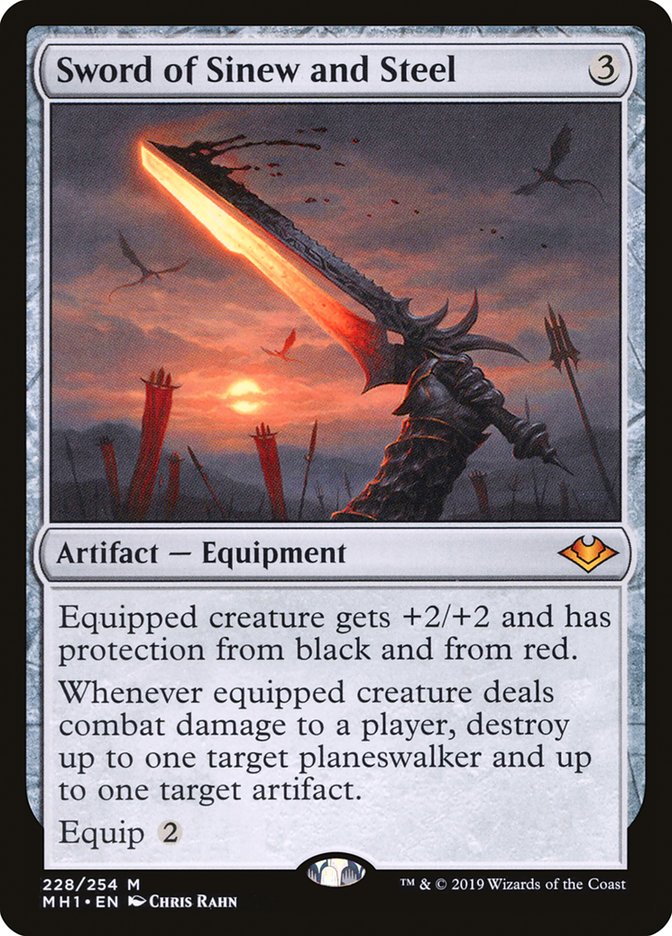 Sword of Sinew and Steel [Modern Horizons] | Red Riot Games CA