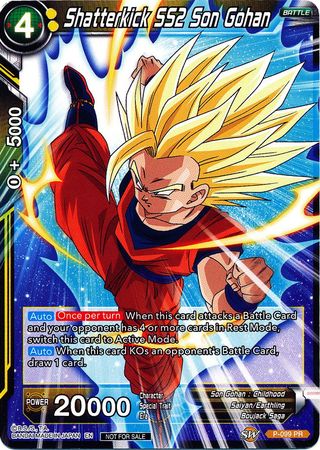 Shatterkick SS2 Son Gohan (P-099) [Promotion Cards] | Red Riot Games CA