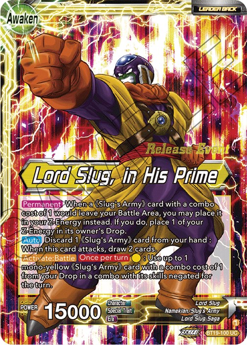 Lord Slug // Lord Slug, in His Prime (Fighter's Ambition Holiday Pack) (BT19-100) [Tournament Promotion Cards] | Red Riot Games CA