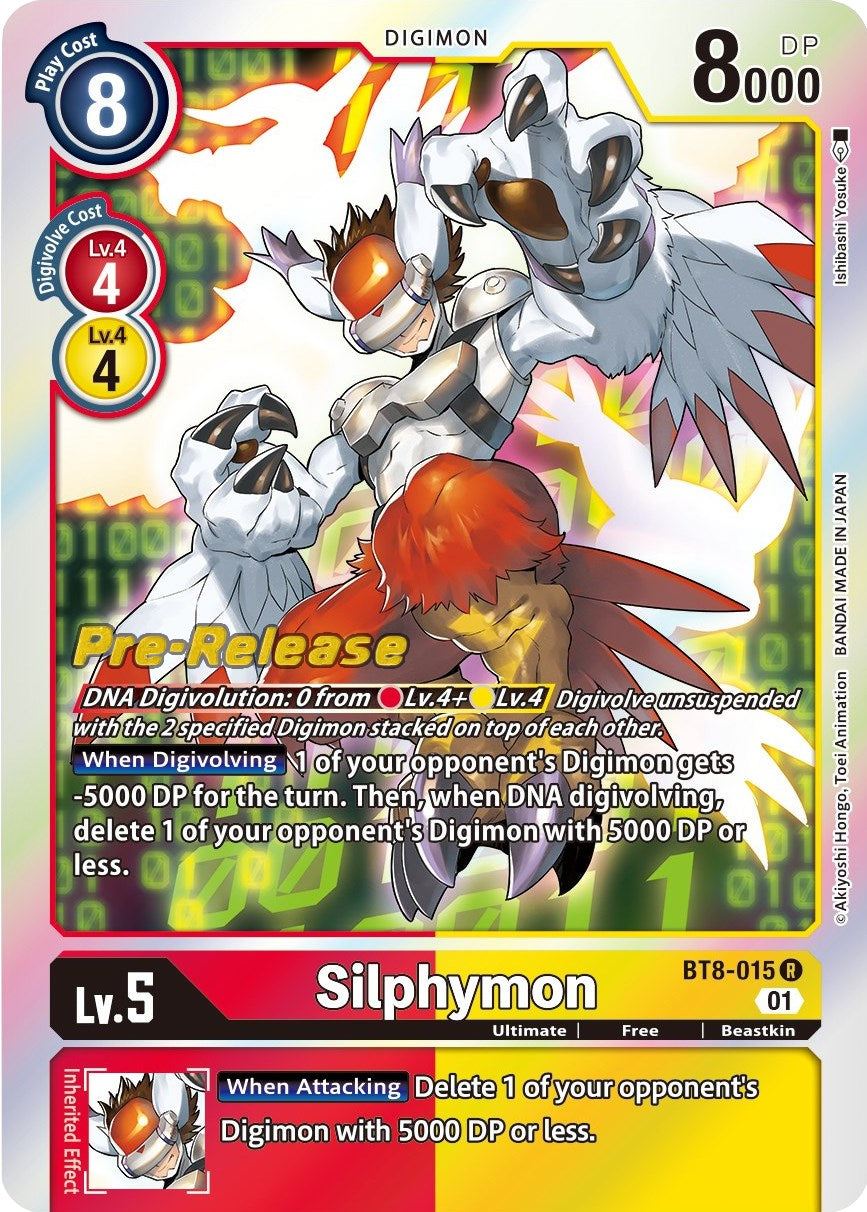 Silphymon [BT8-015] [New Awakening Pre-Release Cards] | Red Riot Games CA