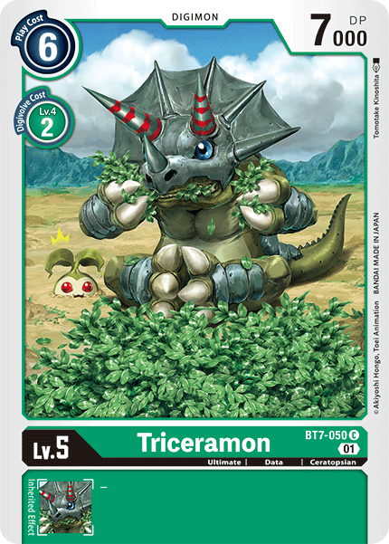 Triceramon [BT7-050] [Next Adventure] | Red Riot Games CA