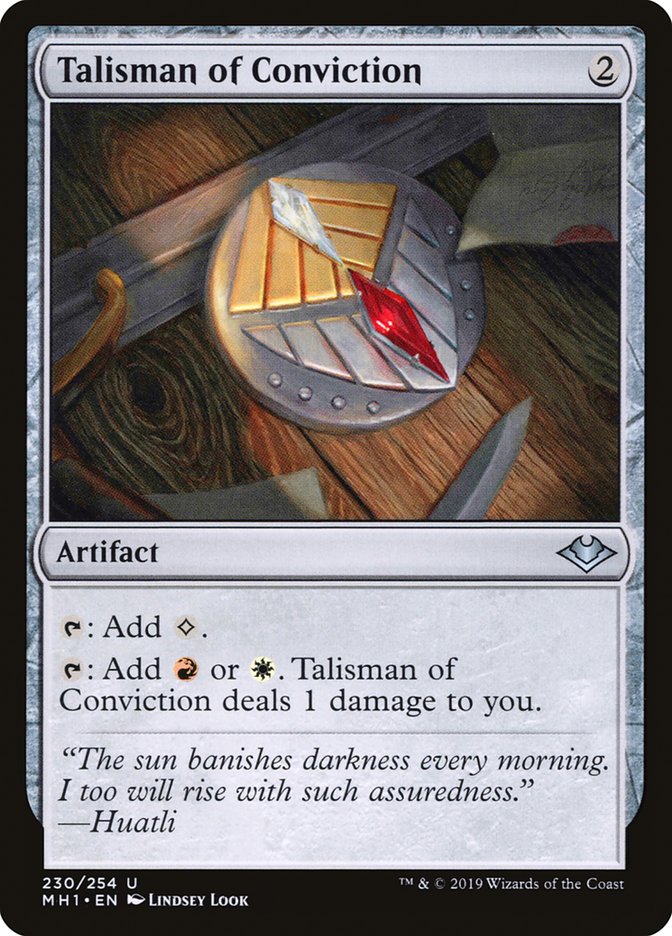 Talisman of Conviction [Modern Horizons] | Red Riot Games CA