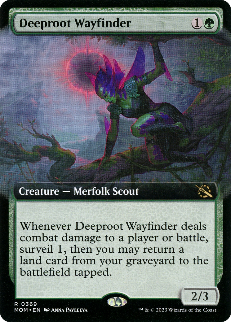 Deeproot Wayfinder (Extended Art) [March of the Machine] | Red Riot Games CA