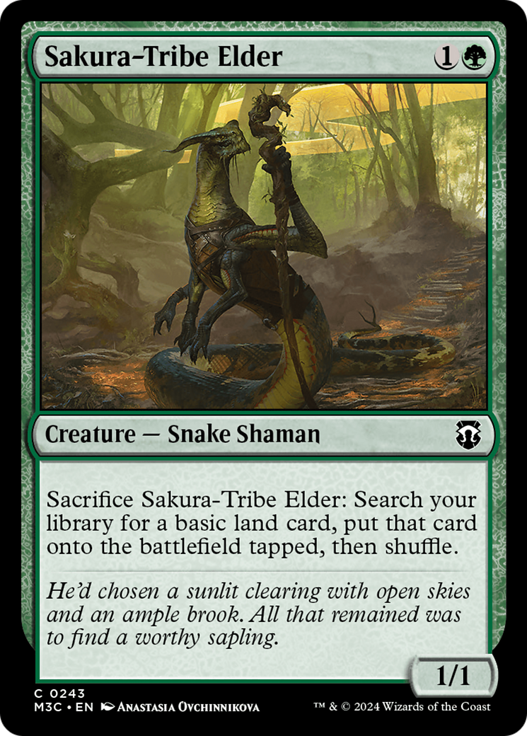 Sakura-Tribe Elder (Ripple Foil) [Modern Horizons 3 Commander] | Red Riot Games CA