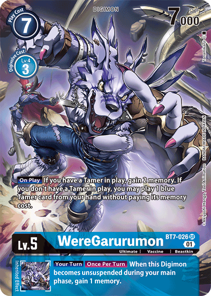 WereGarurumon [BT7-026] (Alternate Art) [Next Adventure] | Red Riot Games CA