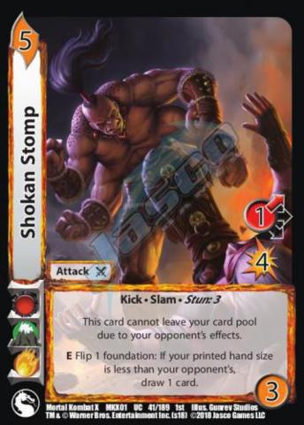 Shokan Stomp [MK01] | Red Riot Games CA