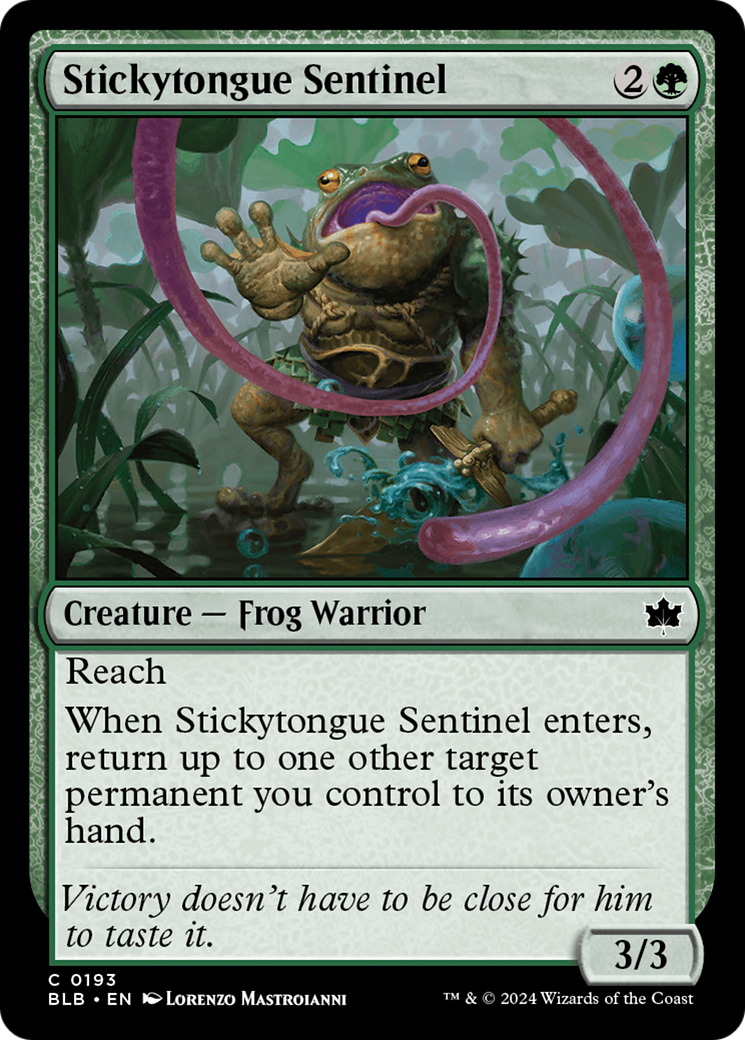 Stickytongue Sentinel [Bloomburrow] | Red Riot Games CA