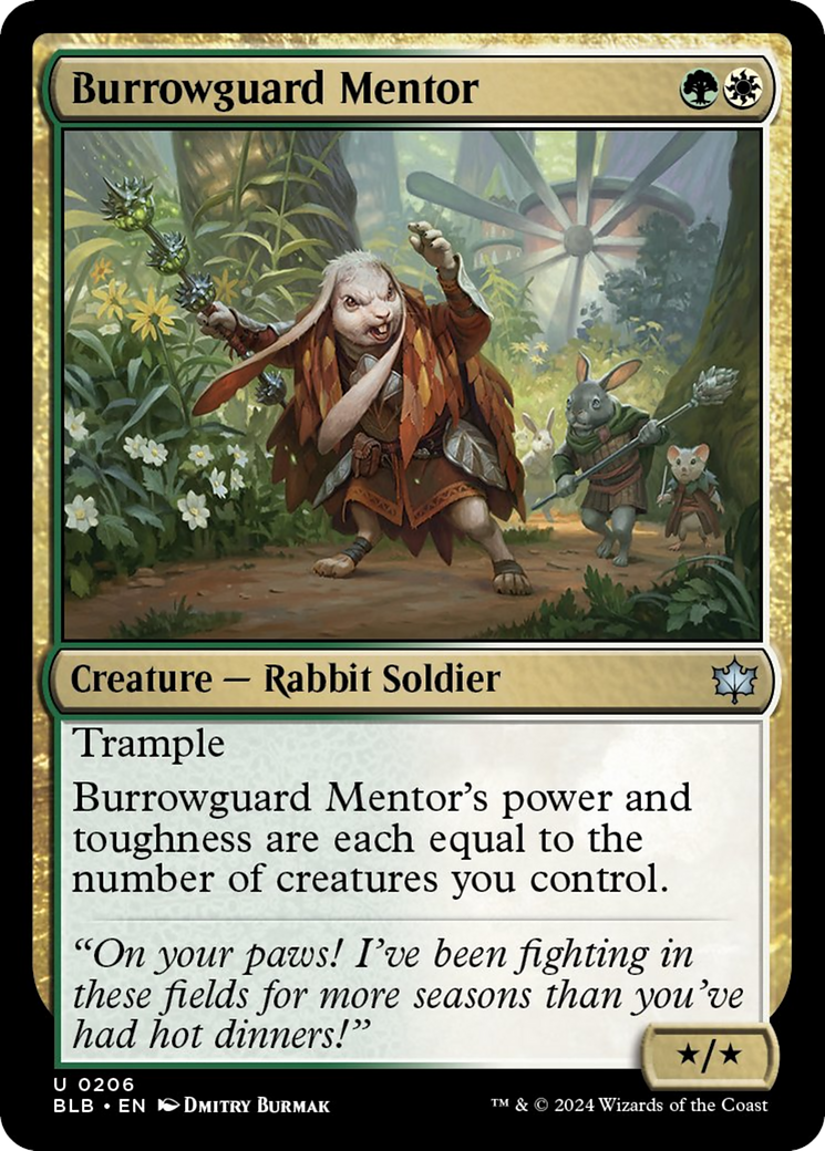 Burrowguard Mentor [Bloomburrow] | Red Riot Games CA