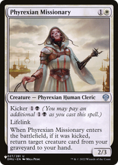 Phyrexian Missionary [The List Reprints] | Red Riot Games CA