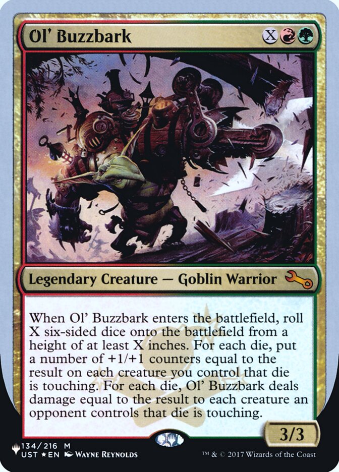 Ol' Buzzbark (Unfinity Foil Edition) [The List] | Red Riot Games CA
