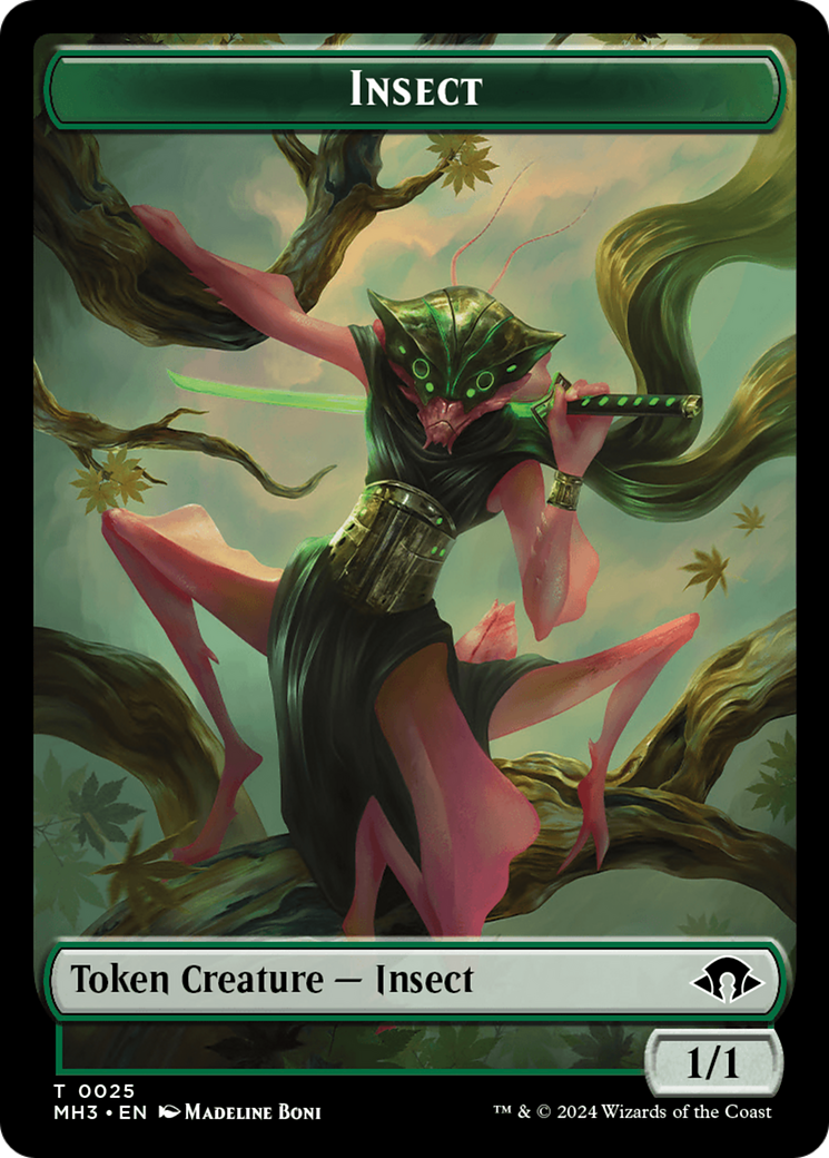 Insect Token (0025) [Modern Horizons 3 Tokens] | Red Riot Games CA