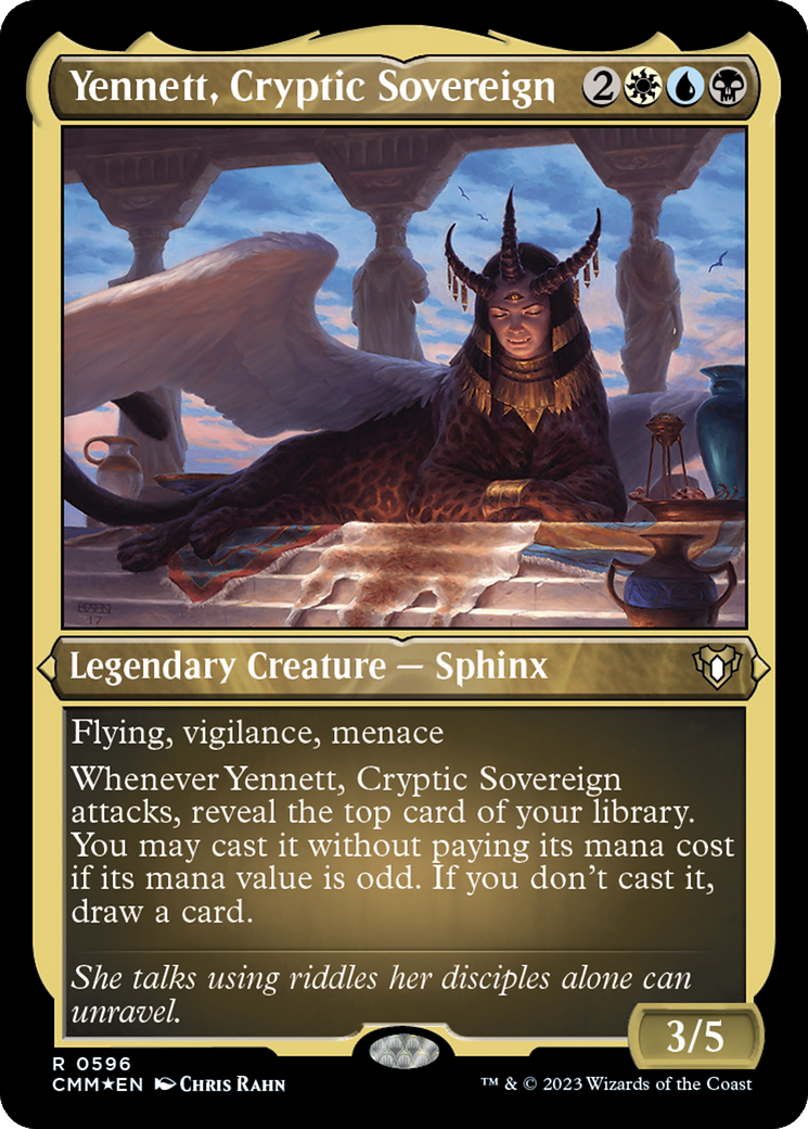 Yennett, Cryptic Sovereign (Foil Etched) [Commander Masters] | Red Riot Games CA