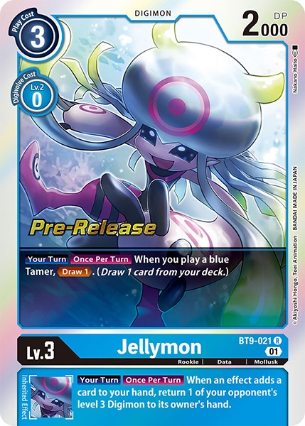Jellymon [BT9-021] [X Record Pre-Release Promos] | Red Riot Games CA