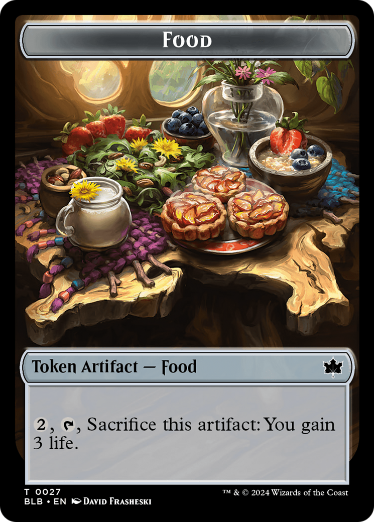 Squirrel // Food Double-Sided Token [Bloomburrow Tokens] | Red Riot Games CA