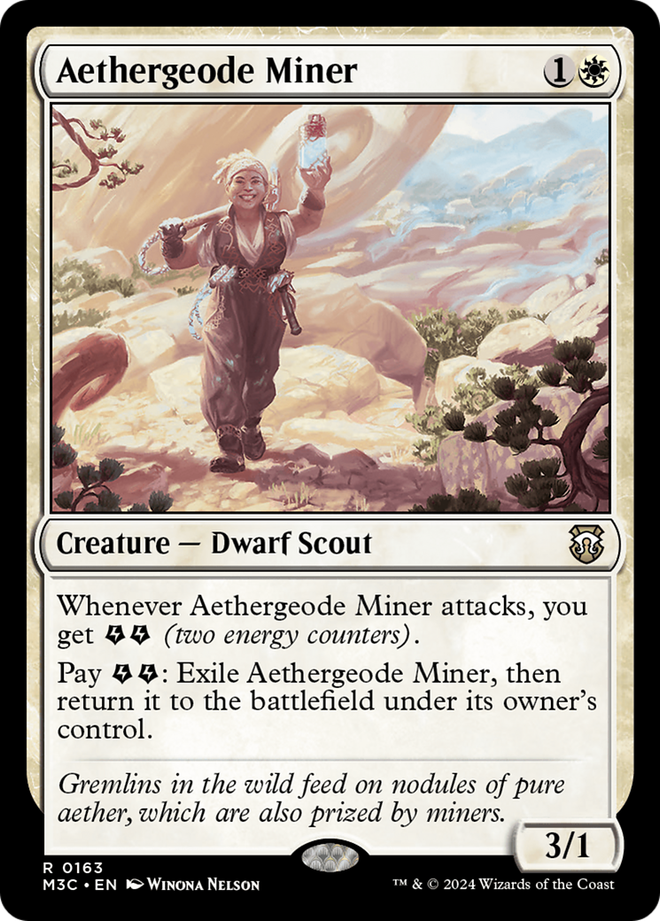 Aethergeode Miner [Modern Horizons 3 Commander] | Red Riot Games CA