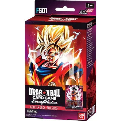 FS01  -  STARTER DECK - SON GOKU (ENGLISH) ***LIMIT OF TWO ITEMS PER CUSTOMER*** | Red Riot Games CA