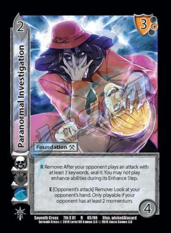 Paranormal Investigation [Seventh Cross]