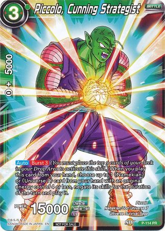 Piccolo, Cunning Strategist (Power Booster) (P-114) [Promotion Cards] | Red Riot Games CA