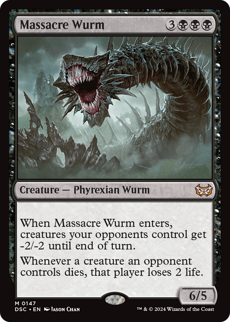 Massacre Wurm [Duskmourn: House of Horror Commander] | Red Riot Games CA