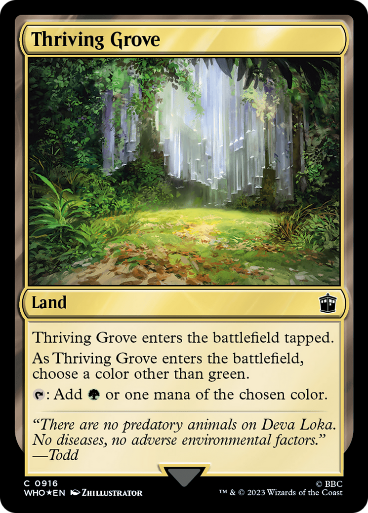 Thriving Grove (Surge Foil) [Doctor Who] | Red Riot Games CA