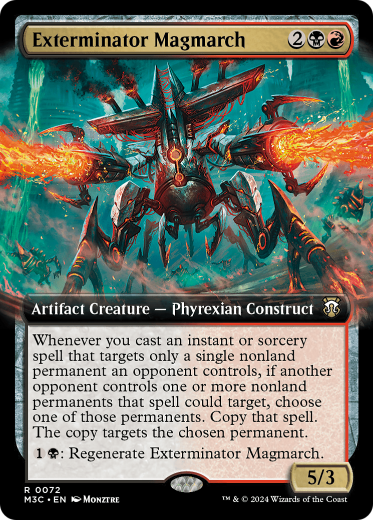 Exterminator Magmarch (Extended Art) (Ripple Foil) [Modern Horizons 3 Commander] | Red Riot Games CA