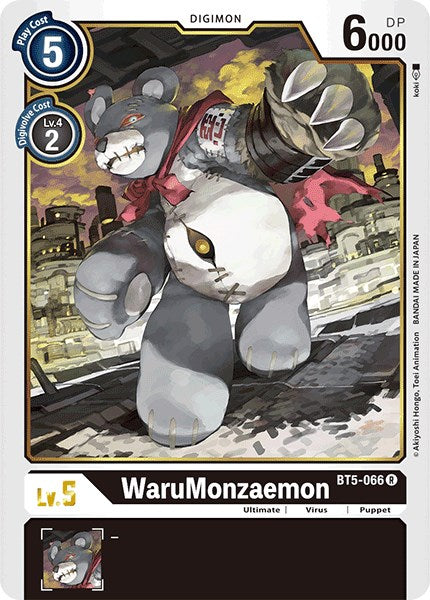 WaruMonzaemon [BT5-066] (Demo Deck Exclusive) [Battle of Omni Promos] | Red Riot Games CA
