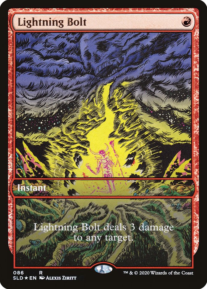 Lightning Bolt (086) [Secret Lair Drop Series] | Red Riot Games CA