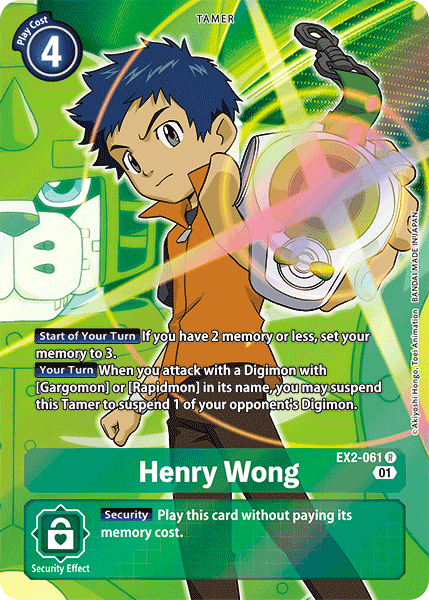 Henry Wong [EX2-061] (Alternate Art) [Digital Hazard] | Red Riot Games CA