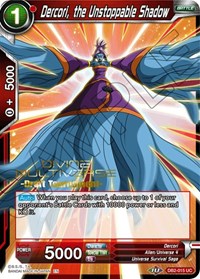 Dercori, the Unstoppable Shadow (Divine Multiverse Draft Tournament) (DB2-015) [Tournament Promotion Cards] | Red Riot Games CA