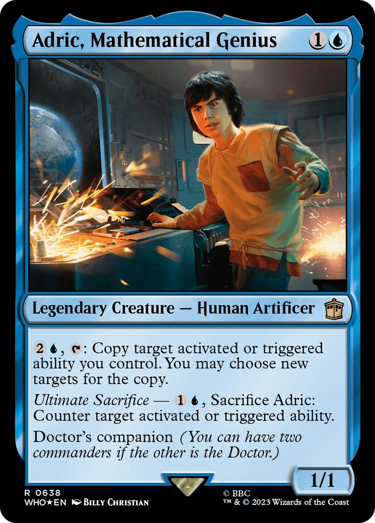 Adric, Mathematical Genius (Surge Foil) [Doctor Who] | Red Riot Games CA