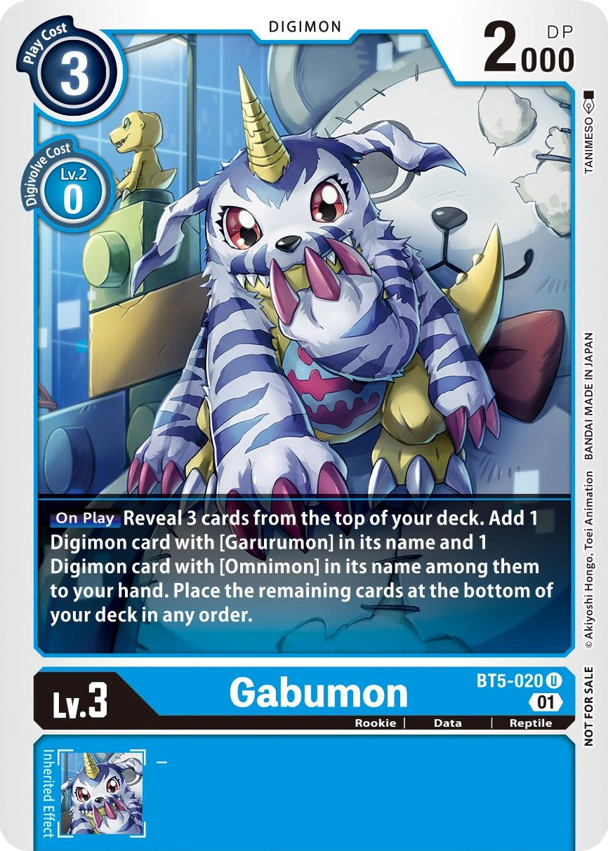 Gabumon [BT5-020] (Winner Pack New Awakening) [Battle of Omni] | Red Riot Games CA