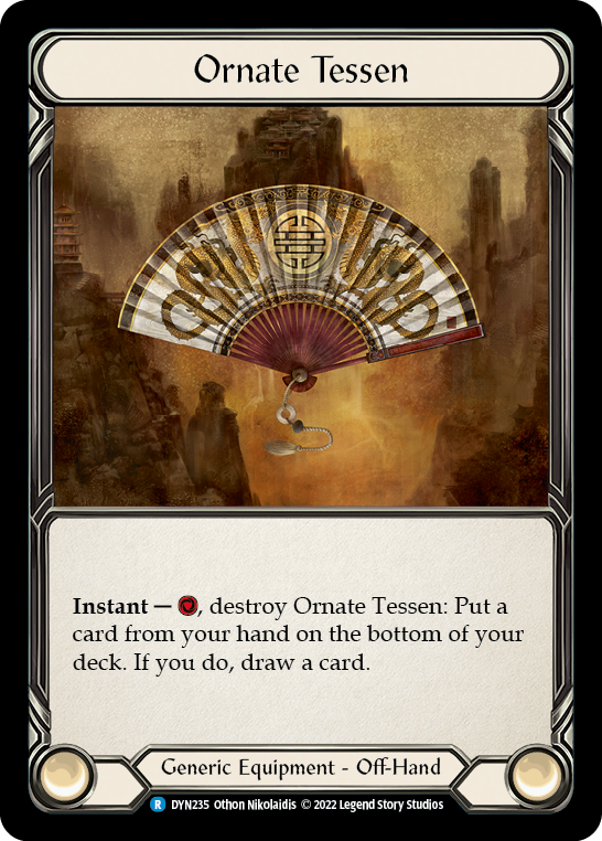 Ornate Tessen [DYN235] (Dynasty)  Cold Foil | Red Riot Games CA