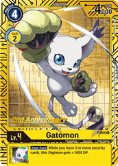 Gatomon [P-006] (2nd Anniversary Card Set) [Promotional Cards] | Red Riot Games CA