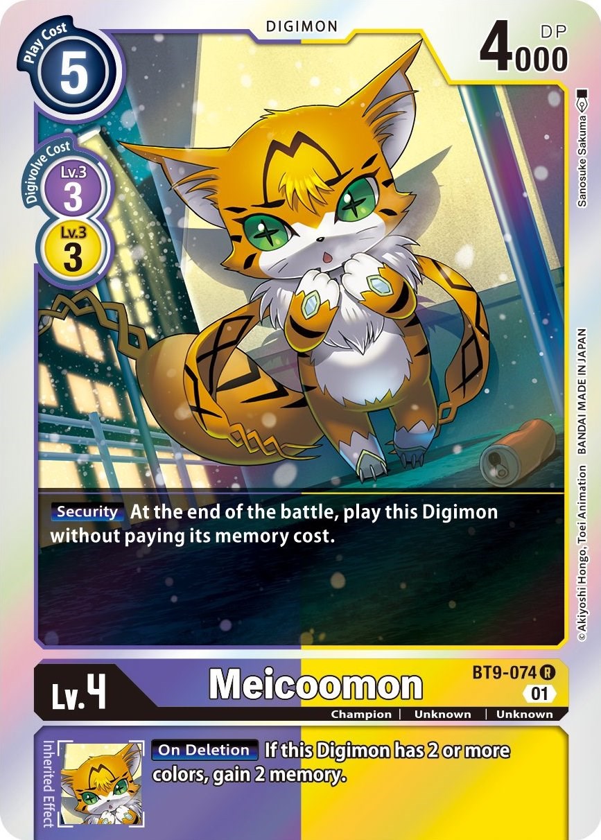Meicoomon [BT9-074] [X Record] | Red Riot Games CA