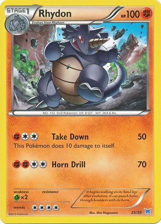 Rhydon (25/30) [XY: Trainer Kit 2 - Latios] | Red Riot Games CA