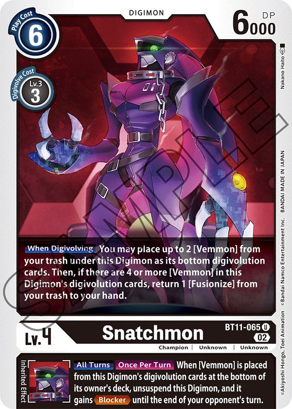 Snatchmon [BT11-065] [Dimensional Phase] | Red Riot Games CA