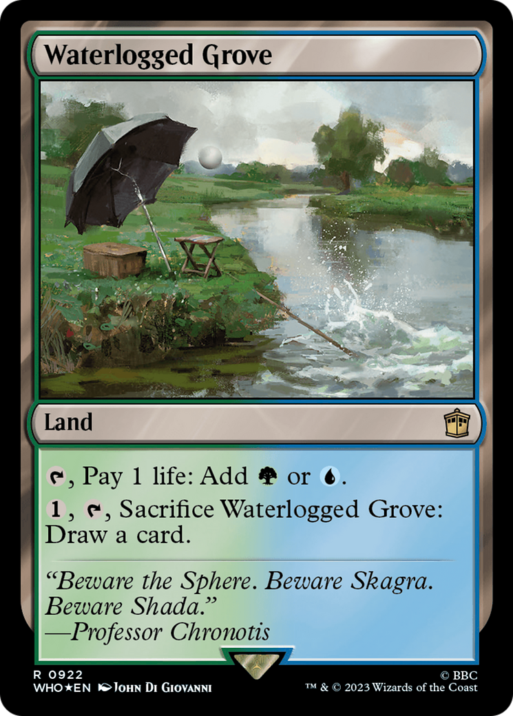 Waterlogged Grove (Surge Foil) [Doctor Who] | Red Riot Games CA