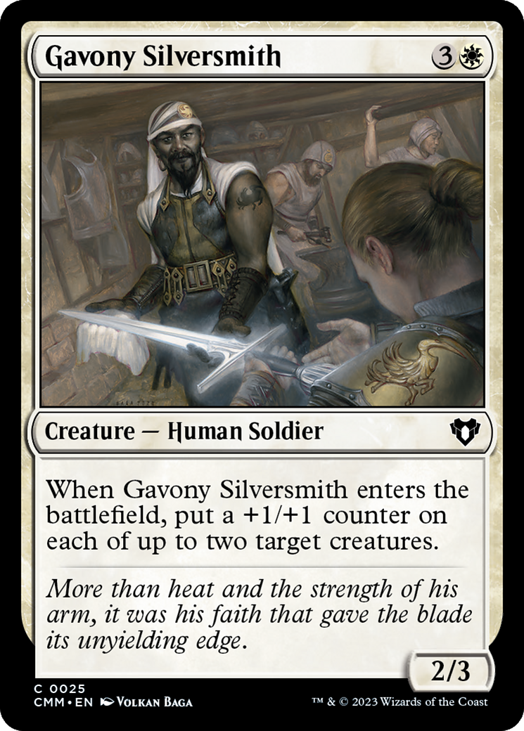Gavony Silversmith [Commander Masters] | Red Riot Games CA