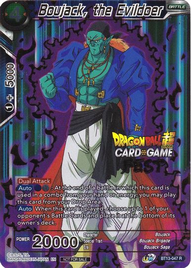 Boujack, the Evildoer (Card Game Fest 2022) (BT13-047) [Tournament Promotion Cards] | Red Riot Games CA