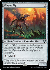 Plague Myr [Phyrexia: All Will Be One Commander] | Red Riot Games CA