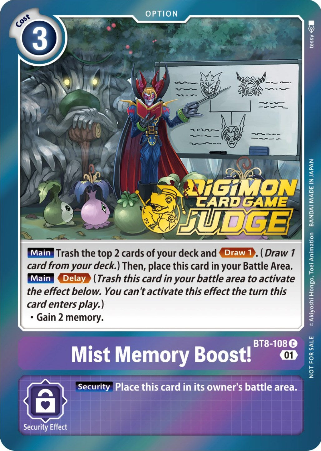 Mist Memory Boost! [BT8-108] (Judge Pack 3) [New Awakening Promos] | Red Riot Games CA
