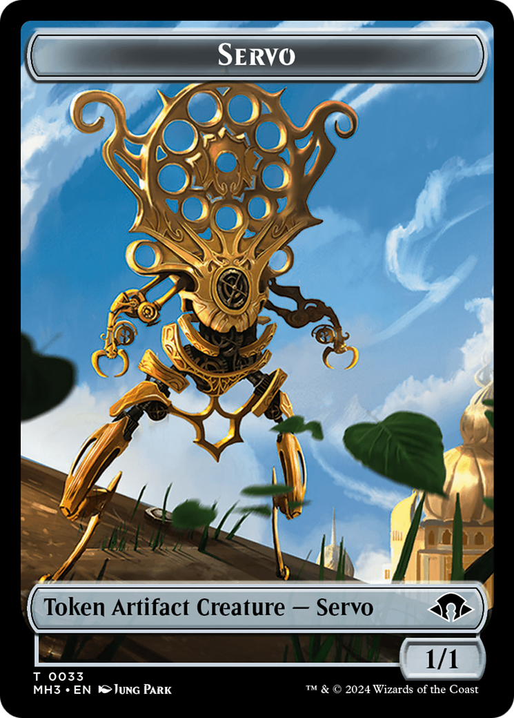 Illusion // Servo Double-Sided Token [Modern Horizons 3 Commander Tokens] | Red Riot Games CA