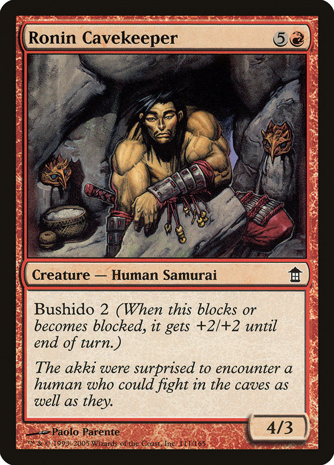 Ronin Cavekeeper [Saviors of Kamigawa] | Red Riot Games CA