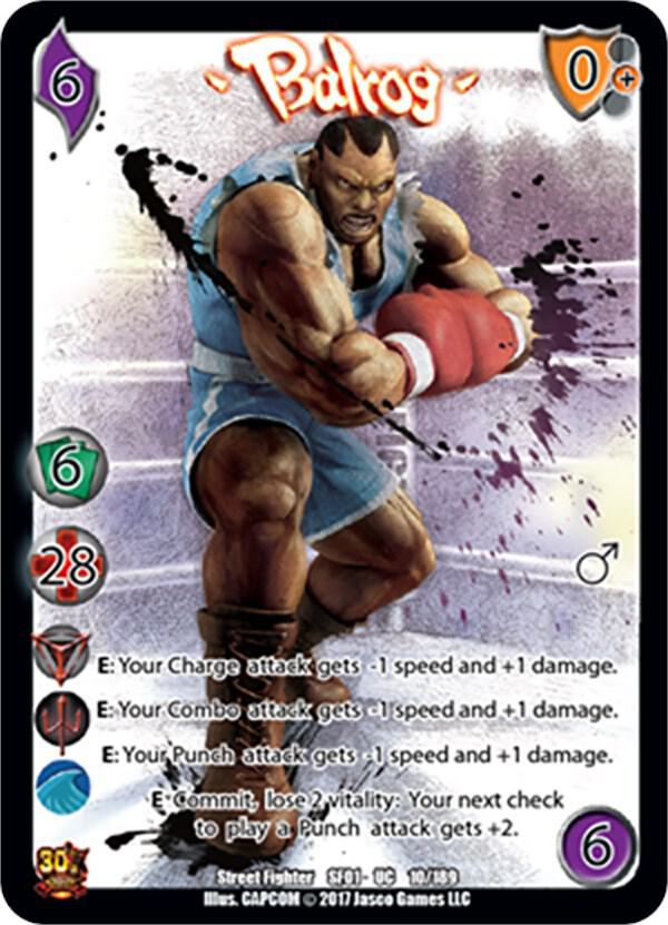 Balrog - Street Fighter CCG (SF01) | Red Riot Games CA