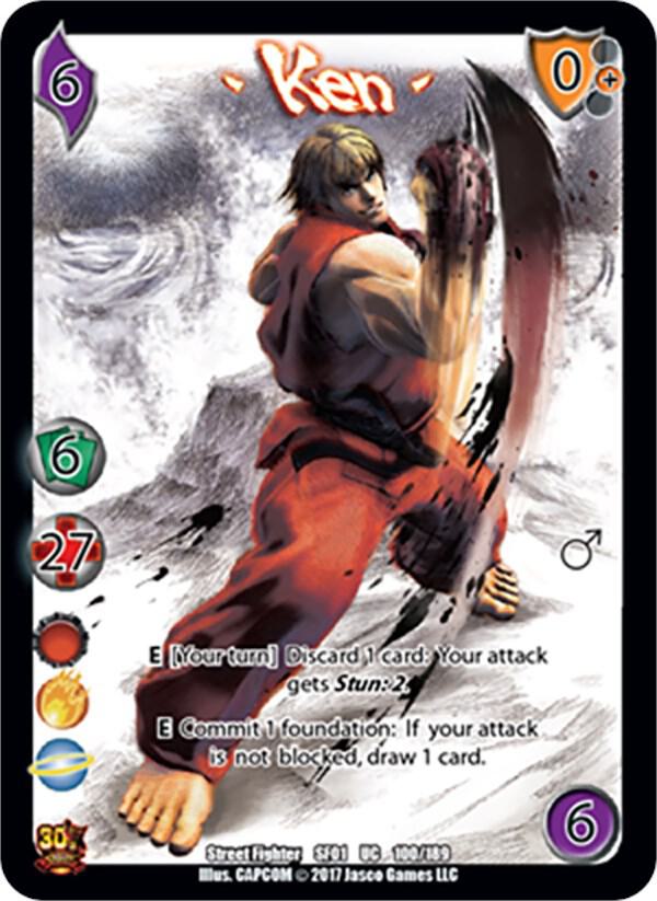 Ken - Street Fighter CCG (SF01) | Red Riot Games CA