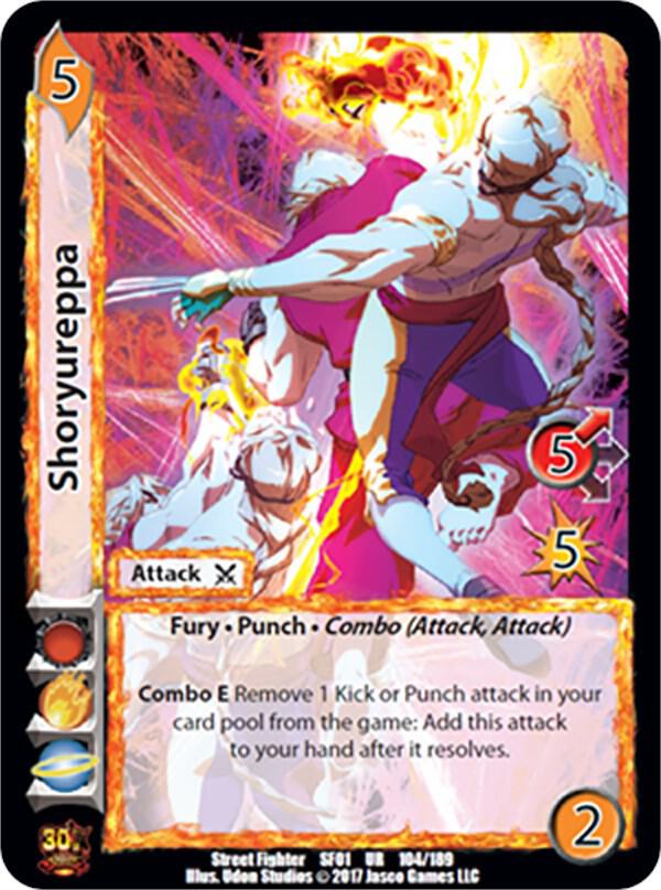 Shoryureppa - Street Fighter CCG (SF01) | Red Riot Games CA