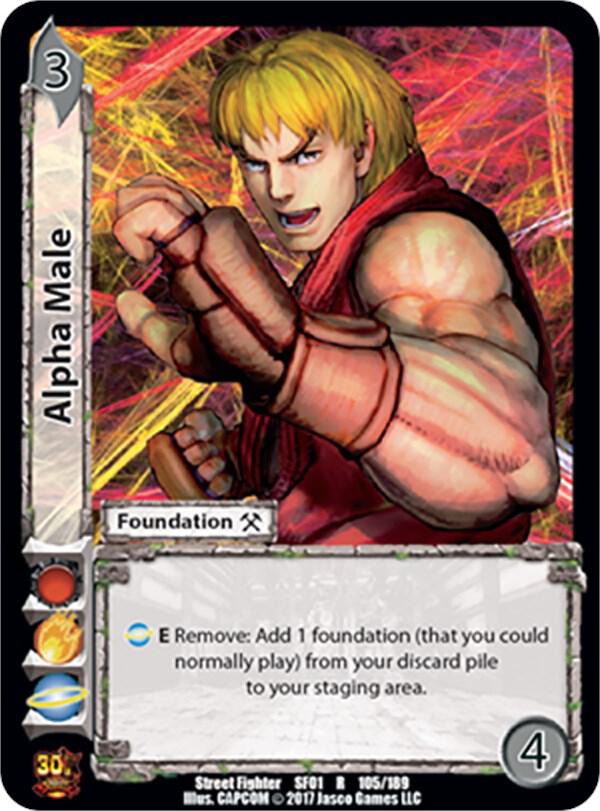 Alpha Male - Street Fighter CCG (SF01) | Red Riot Games CA