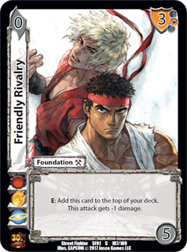 Friendly Rivalry - Street Fighter CCG (SF01) | Red Riot Games CA
